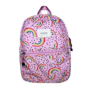 State Rainbow Dot Kids Girls Mini Backpack